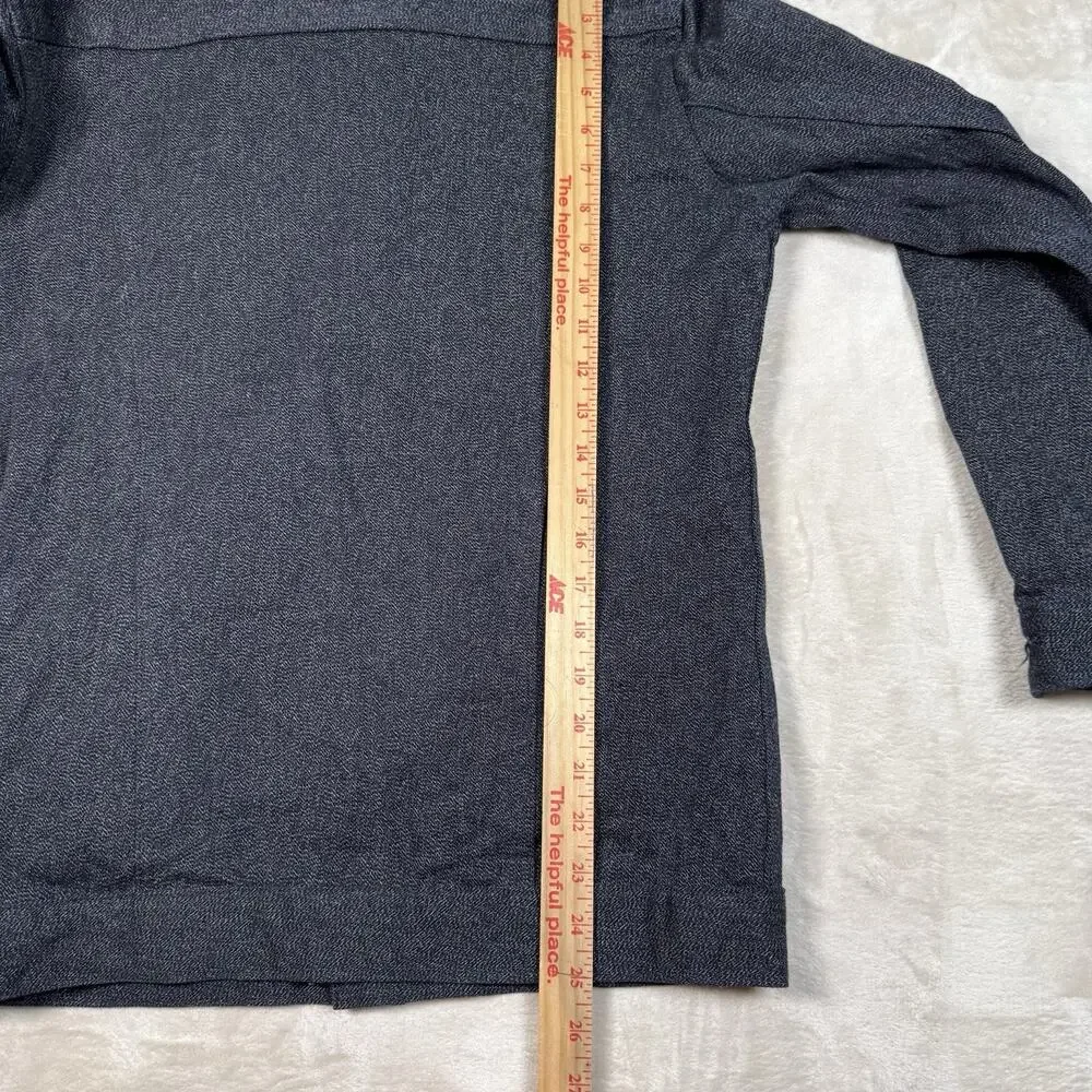 3Sixteen Ranch Jacket Mens Size Small Denim Selvedge Salt Pepper Barn - Picture 8 of 13